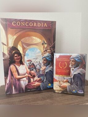 Concordia Board Game With Solitaria Expansion Brand New Unopened